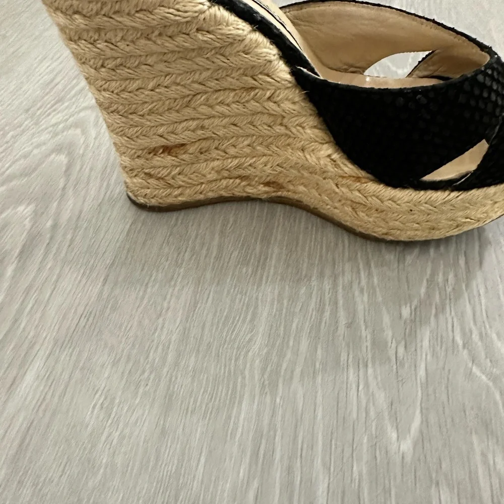 Jimmy Choo Python Platform Wedges - Picture 7 of 12